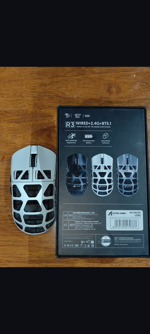 للبيع "سيت أب" (Set-up) احترافي، نظافة 100% وكامل مع الكارتونات، القطع غنية عن التعريف وأداءها جبار:
كيبورد Redragon FIZZ RGB (K617):
كيبورد ميكانيكال بالكامل، حجم 60% مثالي للمساحات الصغيرة.
إضاءة RGB خرافية تقدر تتحكم بيها.
سويتشات سريعة ونظافة تامة.
ماوس Attack Shark R3:
ماوس احترافي خفيف جداً (وزن ريشة).
يدعم 3 أنماط (وايرليس، بلوتوث، وسلكي).
دقة سنسور خيالية وسرعة استجابة لا تُقارن 8k.

السعر: 90 الف للقطعتين يوجد توصيل


**إذا كنت صاحب هذا الإعلان وتريد حذفه لأي سبب، رجاءا أرسل رسالة إلى الدعم الفني**