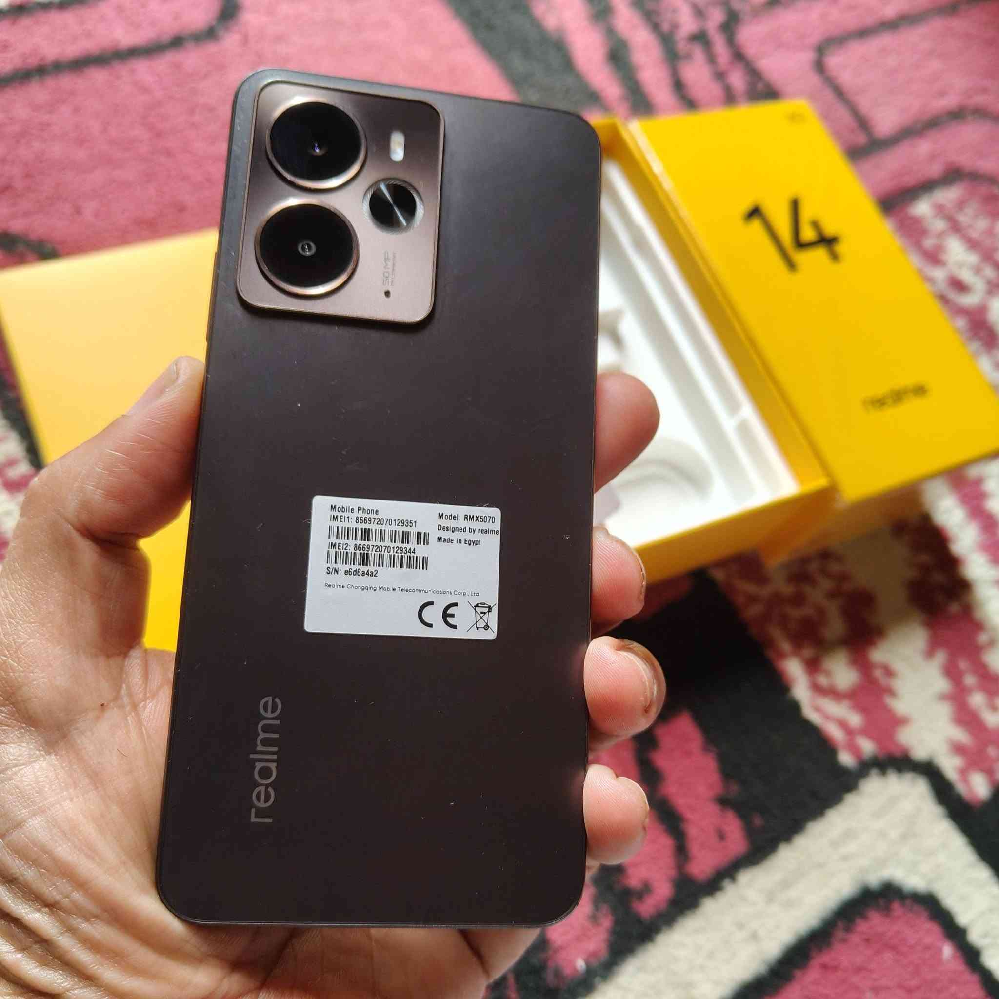 يوجد للبيع جهاز ريلمي 14 5g
256GB/(12+14)GB RAM
كسر كسر كسر الزيرو مفهوش خربوش ومعاه كل حاجته 
ضمان محلي


**إذا كنت صاحب هذا الإعلان وتريد حذفه لأي سبب، رجاءا أرسل رسالة إلى الدعم الفني**