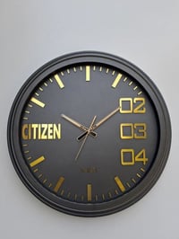 ⏰ ساعة حايط سيتيزن فخمة – حجم كبير ٧٥ سم تصميم يضرب بالقلب 👌 متوفرة بع...