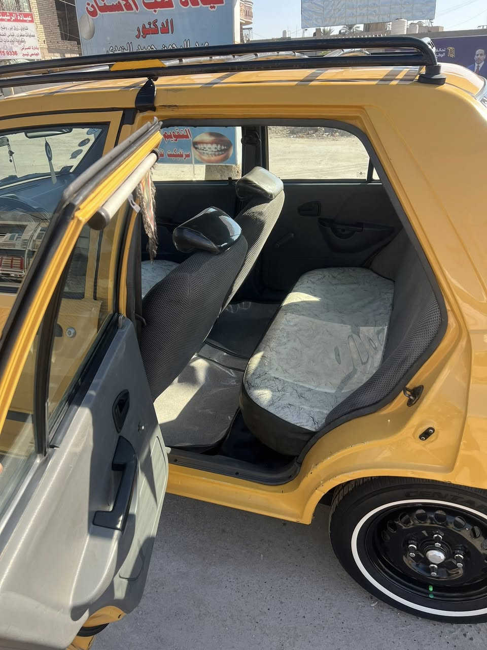 سلام عليكم سايبه للبيع 2016 سياره جاهزه على اخر حبايه نقص برغي مابيهه كهربائيات كلهه شغاله تخم تاير دوشكه السعر 43 مكان زعفرانيه رقم الهاتف ***********
