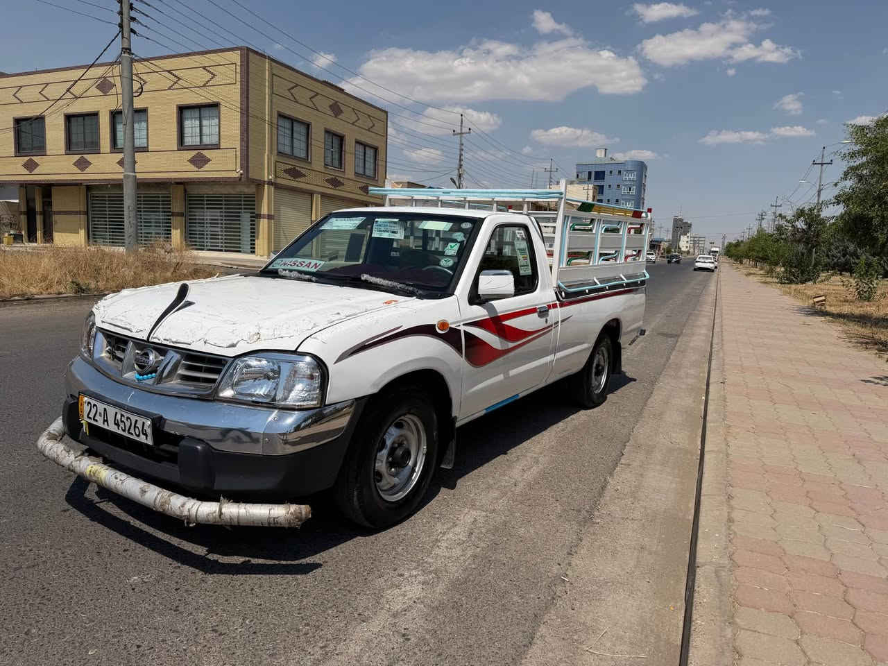 نيسان پيكةپ بؤ فرؤشتن مؤدئل ٢٠٠٧ سيارةكي زؤر جوان و بئ مةسرةفة  ١پارچه هه يه بي ناوي نه گرتن گئر و مةكينةي بة شةرتة تةقةو رةقةي بة شةرتة سةنةوي٢٠٢٦ بةسةر چوة ب ٥ قولبه { شوئن هةولئر} أربيل, العراق


**إذا كنت صاحب هذا الإعلان وتريد حذفه لأي سبب، رجاءا أرسل رسالة إلى الدعم الفني**