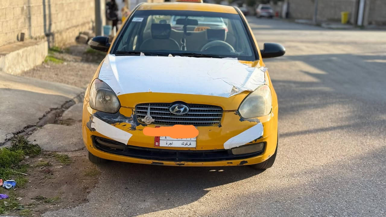 السلام عليكم
سياره تكسي اكسنت موديل 2008 شغالة بنضامين البنزين والغاز 
ماشيه 180الف
محرك وكير مكفولات 
محرك1.600
سنويه 2028 السياره بأسمي  مشروع وطني 
رقمها كركوك
تخم تايرات جديد ودوشمة كشنات جديده ومرتبه
 مكان السياره كركوك 
حادثها: ضربه خفيفه دوسه السكن و جاملغ امامي جهة السايق و صندوك مبدل بلادي شرط
مصفره من الغرامات و النقابه 
سعر السياره78 وبيها مجال بسيط
للأستفسار واتساب ع الرقم
 ***********
*********** هاتف
