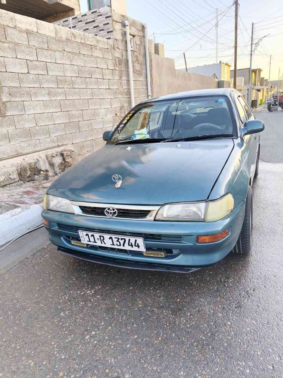 السلام عليكم
تيوتا كورلا ١٩٩٤ 
محرك ١٦٠٠  ... ٤ سلندر 
السياره صبغ عام جماليه فقط 
رقم بغداد سنويه لل٣٠ 
تبريد شرط  فريز جديد مال كصه وراديتر جديد 
كير مال كصه جديد بهيدروايك ولفر الالماني فول 
محرك فول نضافه لاتنقيص ولا تبخير ابد
منضومه البنزين كله معمره 
كهربائيات جدد 
جام كهرباء 
مسطره  ربل جام جدد 💯💕
مشط ستيرن جديد 
صدر كله جديد امامي خلفي شرط الفحص 
زوج تاير جديد 
دسكات وبنزات جدد 

دوشمه داخليه جديده وبطاين والصور كدامكم 
السعر راسل الرقم مجرد ناشر 💯💯💯💯 
‏‪***********‬‏ واتساب فقط

