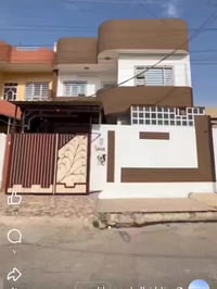 دار للبيع بناء حديث سنة 2019 طابقين كامل مع بيتونة  1-الموقع (مميز) حي...