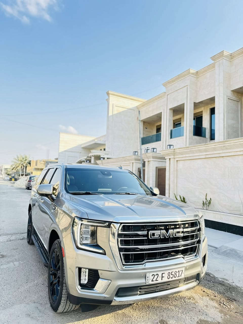 السلام عليكم للبيع جمسي 2023 دنلي
رقم أربيل بسمي هزه وفحص جديده 
بيها سنويه تضليل من أربيل قبل سبوع سويتها 

السياره مغلفه PPF اصلي ضمان 10 سنوات

وار أمريكي بيها جاملغ امامي ايسر فقط بدون دواخل بدون ايرباك الباقي كفاله عامه جديده بوضع شركه 

رقم الهاتف ***********

معروضه 415 وبيها مجال 

مواصفات فول 1/1 مكينه المرغوبه 5300 
بنراما سقف 
كشنات جلد +كهربائي 
رادارات جوانب 
رادار امامي 
حساسات أمامي خلفي 
تحديد مسار 
سايد بريك كهربائي 
كشنات حار بارد 
ستيرن هيتر 
كشنات منفصل 
شاشه جبيره + كاربلي 
فور ويل 4+4
7 مقاعد 
3 قطع تبريد 
كيجات دجتل 
لايت لد + لايت زنون 
إطفاء ذاتي 
أناره ترحيب 
صندوك كهربائي 
ماشيه 45 im
