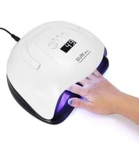 جهاز تنشف الاظافر sun Professional Uv Led Timer Nail Dryer - 126 W سهل...