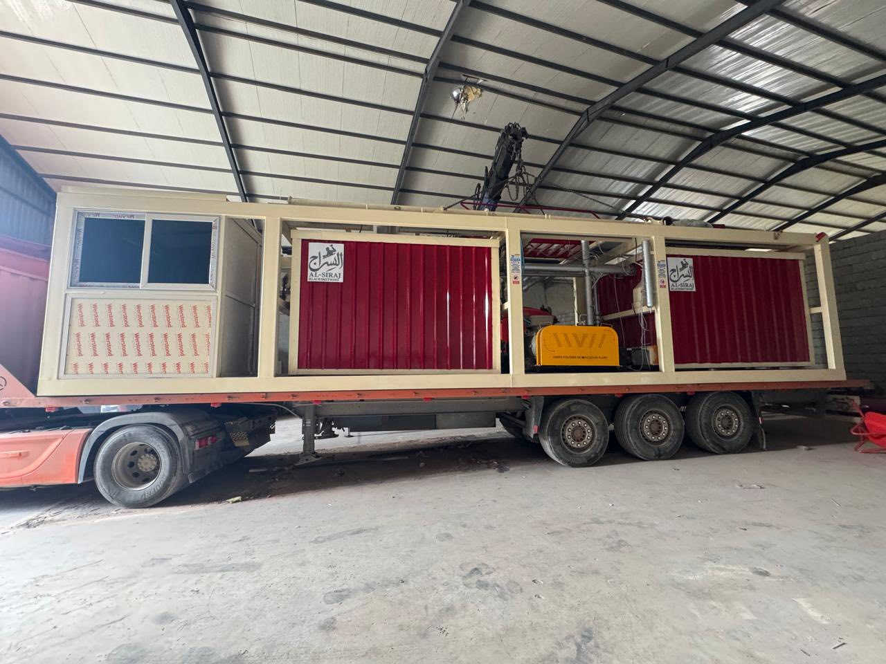 السلام عليكم اخوان
آخر اعمالنا منظومة خلط بويليمر سعة 20طن 

إلى محافظة البصرة الفيحاء 

للاستفسار اكثر يرجى مراسلتي على الرقم التالي 

***********
