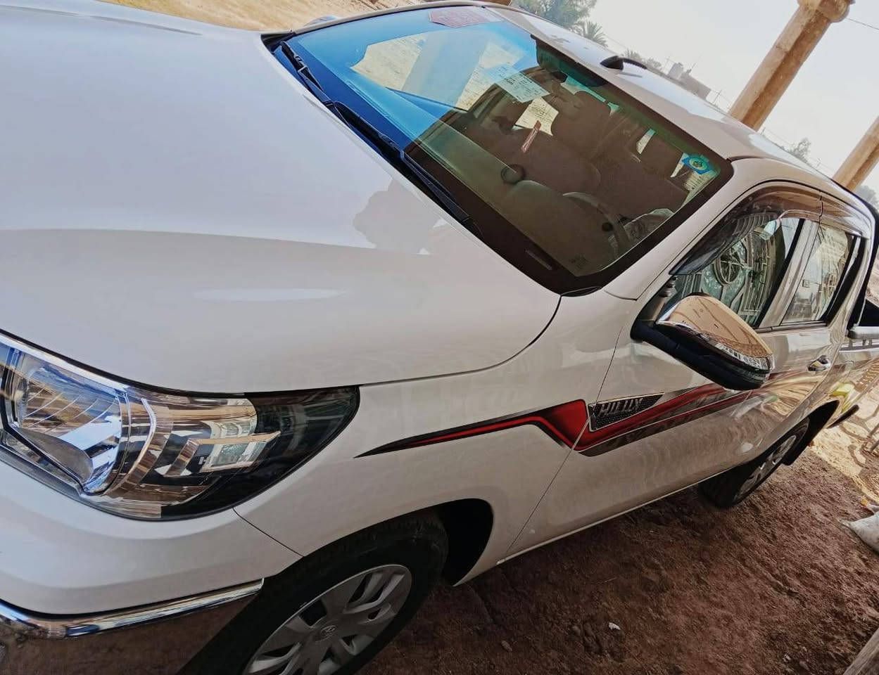 سلام عليكم البيع بيكم هايلوكس كير عادي رقم بغداد ماشيه 22000الف  موديل 2025 مكفوله كفاله عامه السعر 260 وبيه مجال قليل ***********
