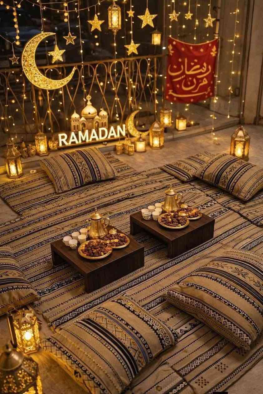 ترند رمضان باحلى جلسه رمضانيه والوان ولا بالخيال  وبسعر حرق
مكون من ٤ فرشات و٤ مخدات وبساط نفس ماهو موجود بالصور للطلب عالخاص


**إذا كنت صاحب هذا الإعلان وتريد حذفه لأي سبب، رجاءا أرسل رسالة إلى الدعم الفني**