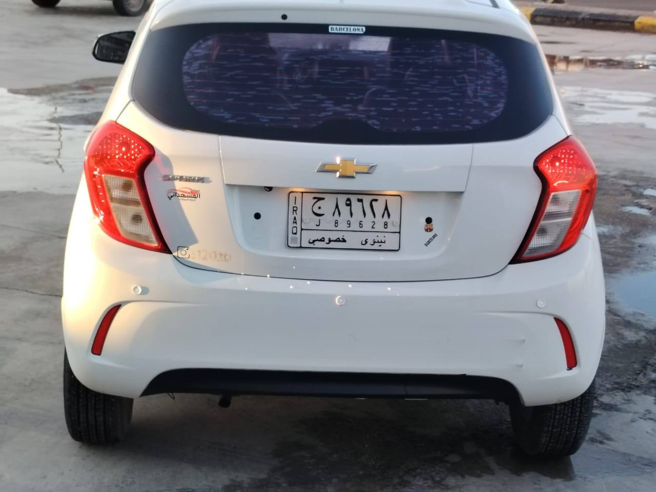 السعر 93$$         ***********
سبارك موديل 2019 ماشيه 70 km مكينه كير شرط صبغ بوند بدون دواخل رقم نينوى شرط التحويل وبيها كابون سنويه جديده كير توماتيك كشنات جلد هيتر كشنات هيتر ستيرن
