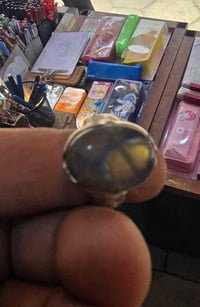 محبس فضة • حجر القمر