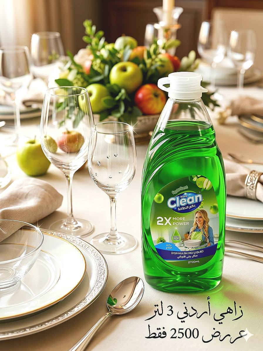 🌟 نظافة تلمع.. وتوفير يجمّع! 🌟
​خلي مواعينك (صحونك) تلمع مثل الكريستال مع سائل جلي Word Clean المطور! القوة الضاعفة اللي تمحي الدهون بلمشة وحدة، وبروائح تفتح النفس.
💯زاهي ڪلين🧼 3 لتر المتميـز💦
عــرررض 2500 فقط 💰💰➡️
شرط الجودة والرغوة ✅🙋🏻‍♀️💎
#سائل_غسيل_اواني__كلين
#اسواق_المصطفى_للتسوق_المنزلي 
#الانبار_قضاء_عانه
#اسواق_المصطفى_للتسوق_المنزلي
اسواق المصطفى للتسوق المنزلي @جميع 
*********** سنان الراوي 
 *********** ابو مريم
