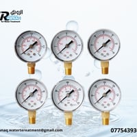 يقدم لكم مركزنا الرونق لمعالجة المياه🚰  مانومتر دقيق بقراءة مزدوجة (ba...