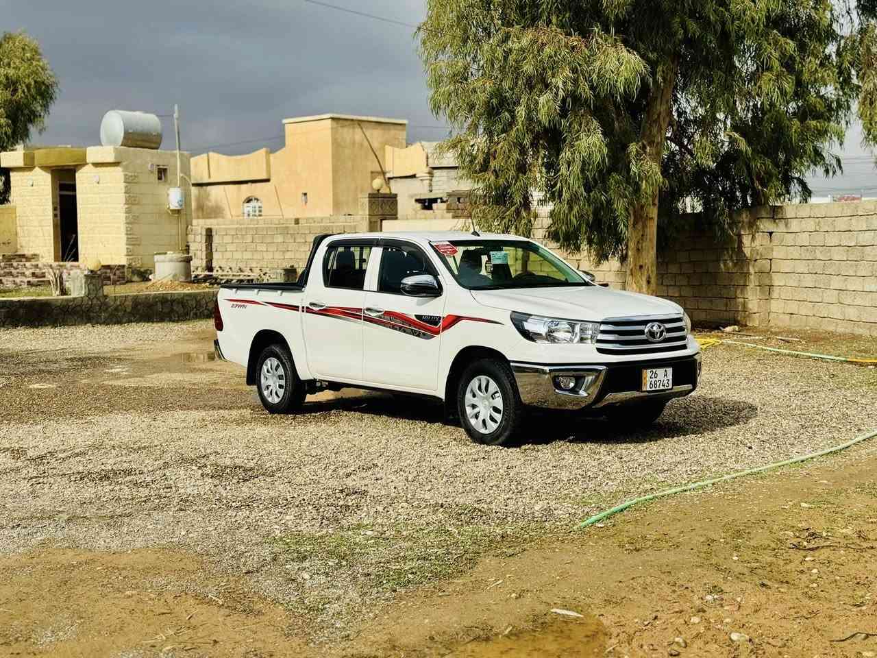 السلام عليكم 
هايلوكس عذاري 2025 مكفول كفالة عامه من الصبغ والضرر وشخط والبارد زيرو ماشيه 5 الالف رقم صلاح الدين دولي سنوية ل2030 تحكم استيرن حساسات مانع انزلاق إشارة بالمري محرك شرط ما مفتوح السيارة جديدة وضع شركة شرط
السعر 263 ويرهم مراوس مع سيارة اقل منها 
للاستفسار اتصل 
*********** 
***********
