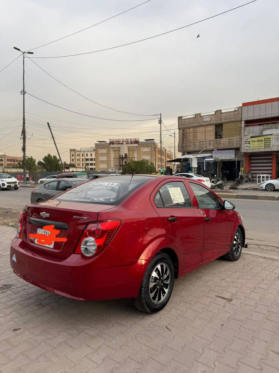 السلام عليكم للبيع فقط شوفرليت سونك موديل٢٠١٢ وارد خليجي محرك ١٨٠٠ السيارة بيهة شكم قطعة صبغ اثر جراد كير مكينة حدادية كفالة السيارة جاهزة من كلشي السعر ٦٠وبيها مجال مكاني بغداد وهذا رقمي ***********
