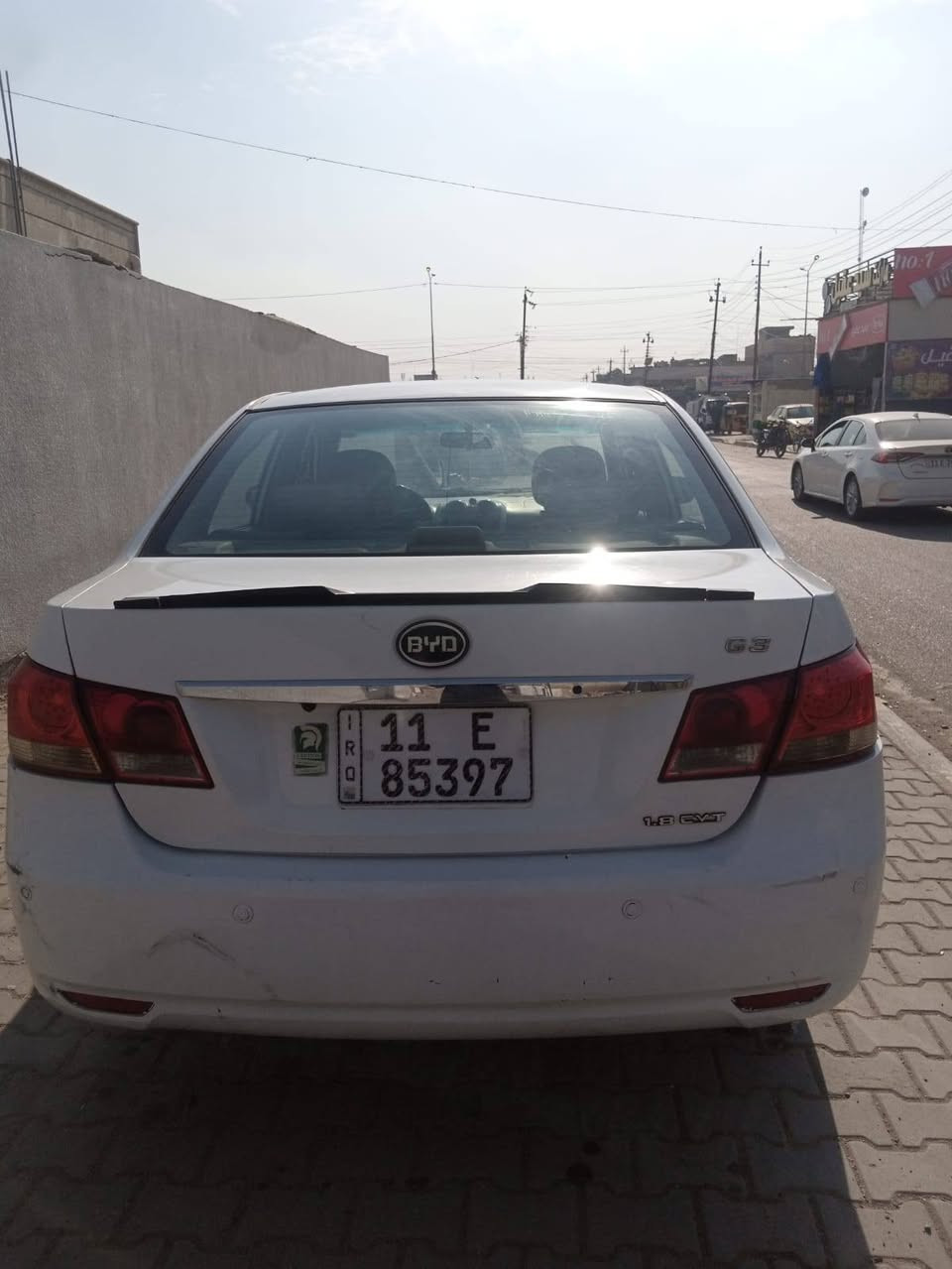 اللهم صل على محمد وال محمد..
بي واي دي 𝐆3 موديل 2013 رقم بغداد انكليزي باسمي سيارة فول بصمة تحكم  أشاير بالمري شاشة كاميرا مواصفات الفول معروفة غرفة نضيفة جدا تايرات نظيفة باتري كارتون هسة شديته مكينة 1800وكير بلاد جيد جدآ السعر (54$)مجال قليل مكاني بغداد الحسينية مال الراشدية. *********** الصور مرفقة والسونار مرفق السيارة مابيها حادث قوي مجرد رش  السنوية ليوم تنفذ يوم 27… اخوان مكلف بالنشر اتصلو بالرجل نفسة وميقصر
