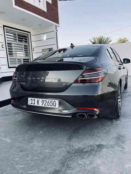 ⚜️للبيع جينيسز G70 موديل 2023⚜️
المواصفات : 

⚜️گشنات كهرباء جلد 
⚜️ تبريد قطعتين 
⚜️اشارة ترحيب 
⚜️تشغيل عن بعد 
⚜️اوتو هولد 
⚜️اوضاع القياده 5 سبورت - سبورت بلاس - أيكو - سمارت - مخصص )
⚜️نقاط عمياء 
⚜️تحكم  مع شفتات 
⚜️مُحرك السياره  أربعة سلندر : 2.0 AWD تيربو گير 8 سرعات - 252 حصان
⚜️نظام تحذير مغادرة المسار. 
⚜️نظام المساعدة في الحفاظ على المسار. 
⚜️نظام المساعدة في تجنب الاصطدام الأمامي. رادار 
⚜️نظام تثبيت السرعة التكيفي. 
⚜️زجاج عازل صوت وحراره 
⚜️شاشه 12.3 بوصة  
⚜️فور ويل إطار السياره ١٩ 
 🔺الضرر : بنيد فقط وگصيته من امريكا مطابق للكود واللون يعني بسونار يطلع فتح بنيد فقط والباقي كفاله 
  
🔹السعر 220
🔹للأستفسار : ***********
