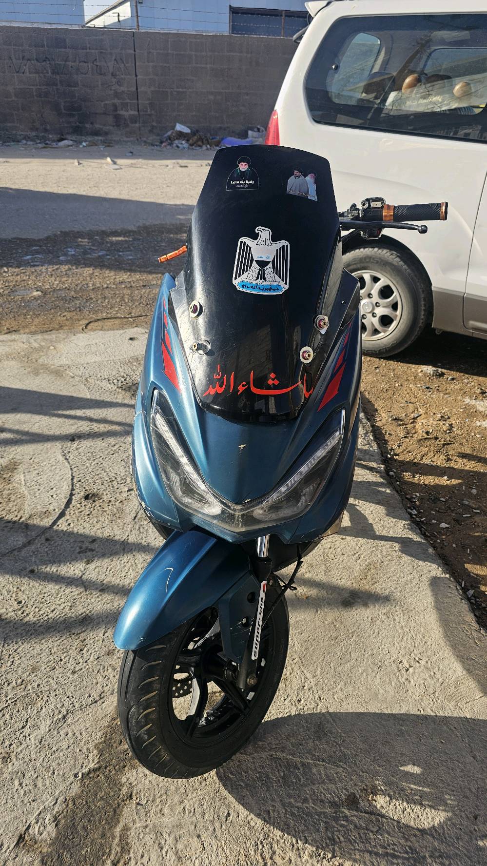 السلام عليكم دراجه للبيع الدراجه جاهزه من كلشي مابيه اي نقص نكره سلف الدراجه كهربائيات كله شغاله مابيه اي نقص شوفت عينك سعره 275 وبيه مجال ***********