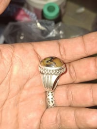 خاتم فضة • صياغة ثقيلة • نجف