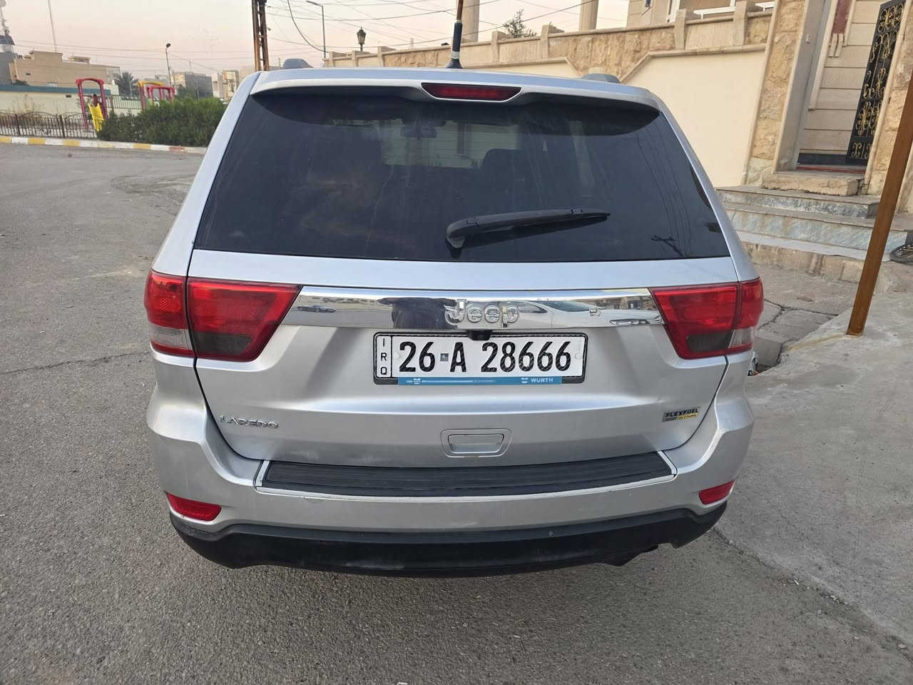 للبيع اومراوس جيب لاريدو 2011 رقم صلاح الدين كير محرك شرط صدر تخم جديد ظرر ثلاث قطع السعر عل الخاص او الاتصال على الرقم ***********او***********
