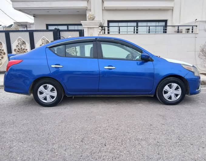 ‎نیسان ڤێرسا 2017 سێ پارچەی پێشی سبوخە  کەمێک ناوی گرتوە ***********‎ أربيل, العراق
