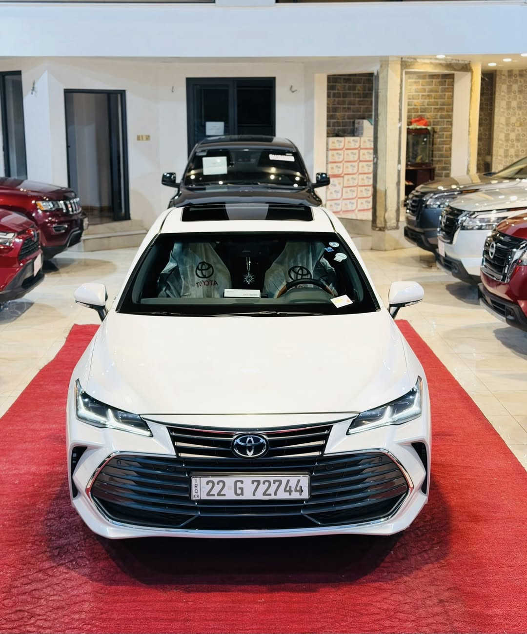 TOYOTA  AVALON LIMITED 2022

مرقم اربيل وكامل ✅

فول فول مواصفات 
 
خليجي كفالة عامة

السعر:435$

لون ابيض صدفي 

محرك V6 حجم 3.5
*فول مواصفات*
داتاشو 
داخل قرميدي
ابواب بصمة
 • شاشة وسطية 9 إنج
 • نظام ملاحة
 • دعم Apple CarPlay وAndroid Auto
 • نظام صوت JBL
 • كشنات جلد مع تدفئة وتبريد
 • مقعد السائق كهربائي مع ذاكرة
 • مثبت سرعة راداري
 • رادار تصادم أمامي
 • تنبيه الخروج عن المسار
 • مراقبة النقطة العمياء
 • كاميرا خلفية
 • حساسات أمامية وخلفية
 • فتحة سقف
 • شحن لاسلكي
مود درايف اربع أنظمة
• بقية المواصفات المعروفه

معرض هشام الحمداني لتجارة السيارات 

العنوان كركوك حي الخضراء

للاستفسار 📞
 

***********
