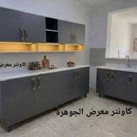 كاونتر MDF • سنك مرمر • ٣ قطع