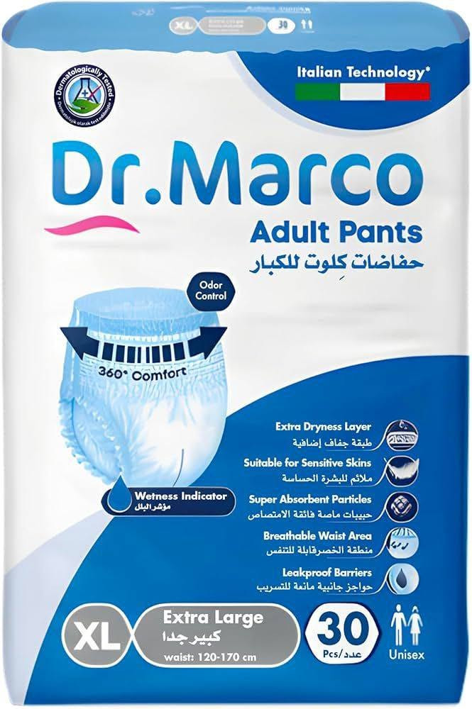 � لا تقبل بأقل من الراحة الحقيقية لكبار السن 🚨
✨ حفاضات كبار السن Dr. Marco
راحة… أمان… وثقة طول اليوم 💙

🔥 متوفر الآن:
🔹 

كيلوت (مقطع + جامبو)

🌟 شنو يميز Dr. Marco؟
✔️ امتصاص فائق وسريع يمنح جفاف أطول
✔️ حماية قوية من التسرب حتى لساعات طويلة
✔️ طبقات امتصاص متعددة لراحة أكبر
✔️ خامة ناعمة ولطيفة على البشرة الحساسة
✔️ يمنع التهيج والاحمرار
✔️ خصر مرن ومريح للحركة بسهولة
✔️ ثبات ممتاز أثناء المشي والنوم
✔️ يساعد على تقليل الروائح غير المرغوبة
✔️ تصميم عملي سهل اللبس والتبديل

📏 القياسات المتوفرة:
S - M - L - XL

💯 راحة أكثر — نظافة أكثر — ثقة أكثر

📦 متوفر الآن وبأسعار منافسة

متوفر في مركز الجلالة شارع الاطباء قرب الزهاوي
و في مركز الطفل تقاطع حي 17قرب المنفذ كرار العمار السودة


**إذا كنت صاحب هذا الإعلان وتريد حذفه لأي سبب، رجاءا أرسل رسالة إلى الدعم الفني**