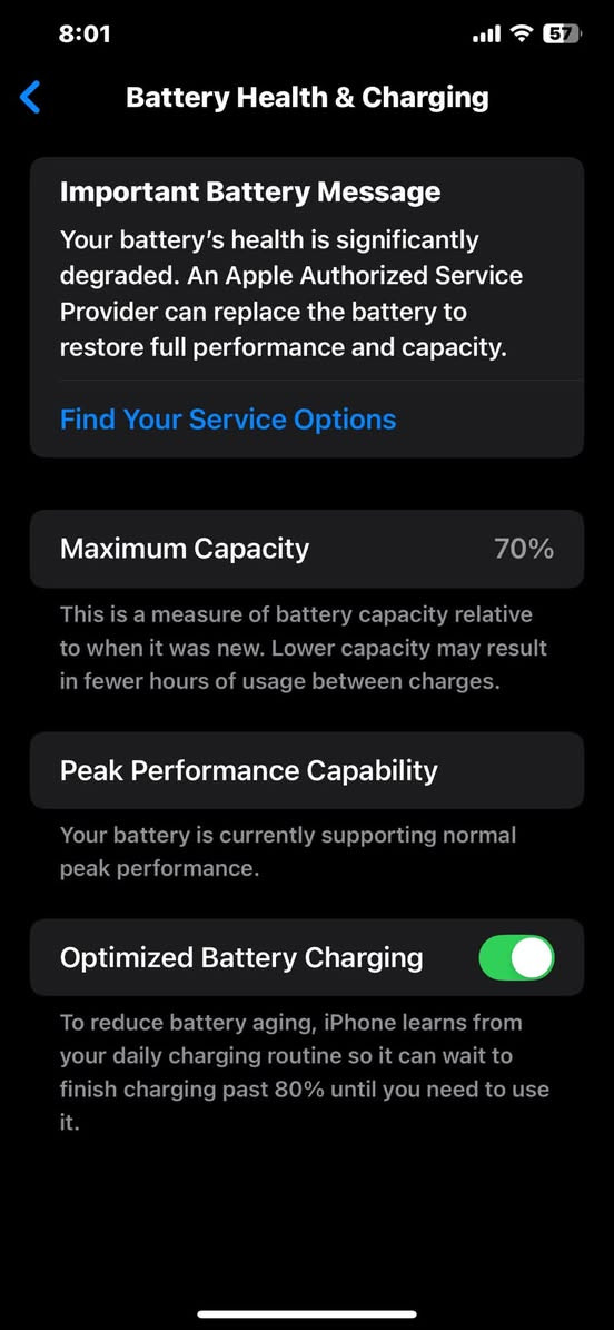 آيفون XS MAX للبيع ذاكرة 64 وبطارية 70 ما مبدل بي شي الشاشة بي حبر بل زاوية ونقطه هم موضح بالصوره السعر 140 الف


**إذا كنت صاحب هذا الإعلان وتريد حذفه لأي سبب، رجاءا أرسل رسالة إلى الدعم الفني**