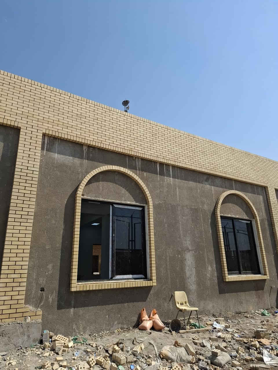 من موقع شارع فلسطين صندوق السكان
الحمد الله تم اكتمال بنایه تغليف بماده جف قيم 
اتمنا ان ينال اعجابكم مستعدون بتغليف كافه الواجهات البيوت ولحسينيات بماده طابوق جف قيم ولمرمر وعمل الباربكيو ولجلسات التراث البغدادي
اخوكم مقتدى / ***********
