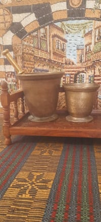 هاونات عدد 2 قياس 17 مع يده وقياس 13 بدون يده سعر الاثنين 125 الف مع ت...