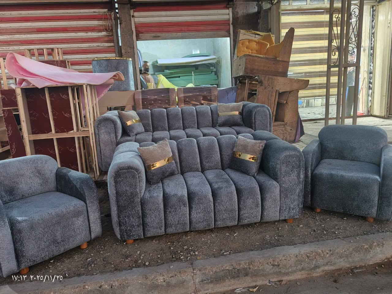 اهلا وسهلا🌹🌹🌹💯
من معمل المصطفى 🌹🌹🌹
لتخومه والجلسات العربيه 🇮🇶
ديوان حسب الطلب 💯
خشب جام روسي 🔥
سفنج مميز اول 🤩🤩
قماش كتان تركي ثقيل ❤️❤️
قماش خاولي ❤️❤️
بوهيمي ❤️❤️
حسب طلب الزبون  ونعمل بتصليح التخم القديم🔥🔥
يوجد كادر لهاذا العمل  💯❤️❤️❤️
عنوان المعمل الحسينيه السكلات قرب اسواق الشموسي 🌹🌹
لحجز واستفسار ***********  اهلا وسهلا  🌹🌹🌹
