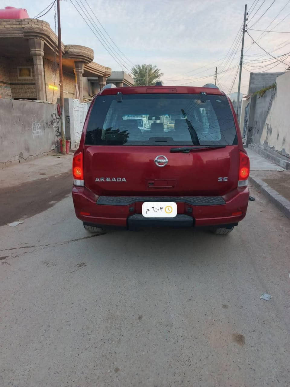 للبيع  ارمادا 2008 
فول موصفات 
فتحة سقف
7 راكب
كشنات جلد 
اللون ماروني
رقم بغداد 
داخل اسود
تخم تايرات جديد
موقع السيارة ديالى بعقوبة
للتواصل والاستفسار
***********
***********
