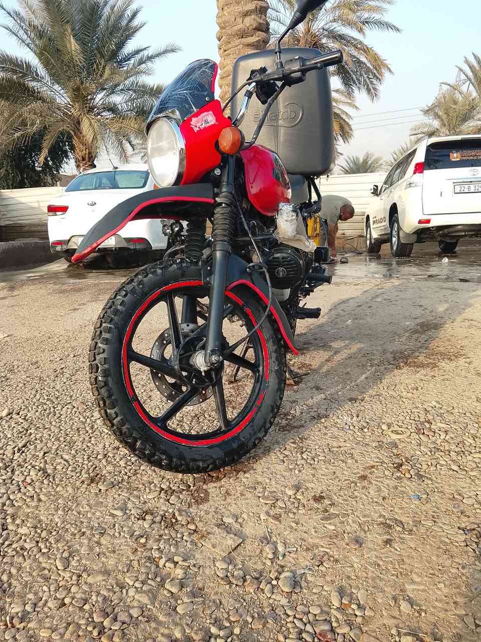 سلام عليكم ورحمه الله وبركاته دراجه بوكسر موديل 23 نازله بل 24 دراجه رقم وسنويه تحويل ثاني يوم السعر 1800 مكان دراجه بغداد المحموديه للأستفسار اكثر الأتصال علا الرقم ***********
