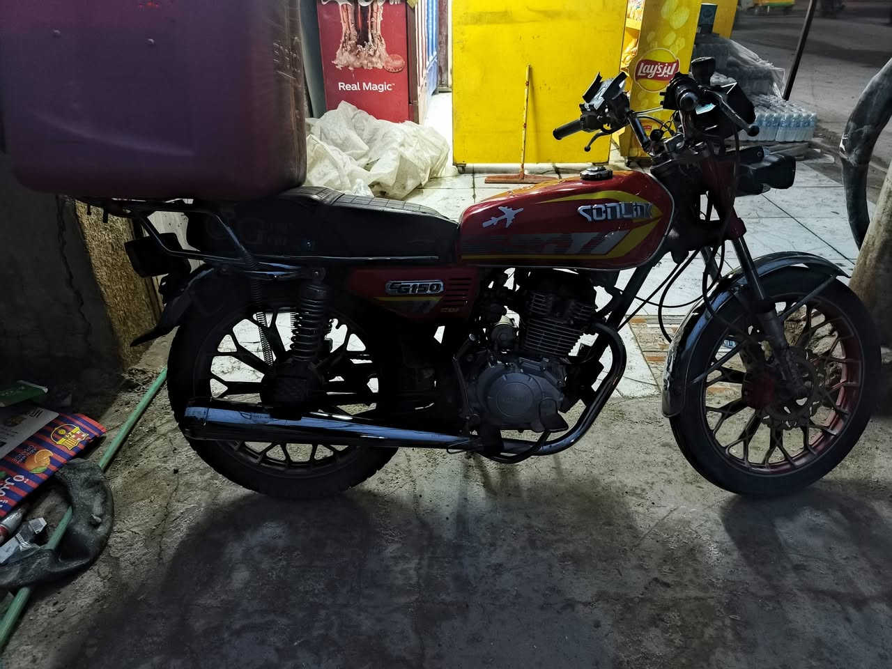 دراجه سونك موديل ٢٠٢٤ مكاني بغداد سبع قصور السعر  ٦٠٠ وبيها مجال ***********
