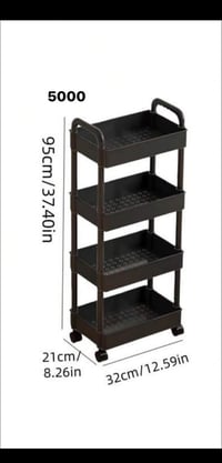 عربة تخزين • ٤ رفوف • ٥ رفوف