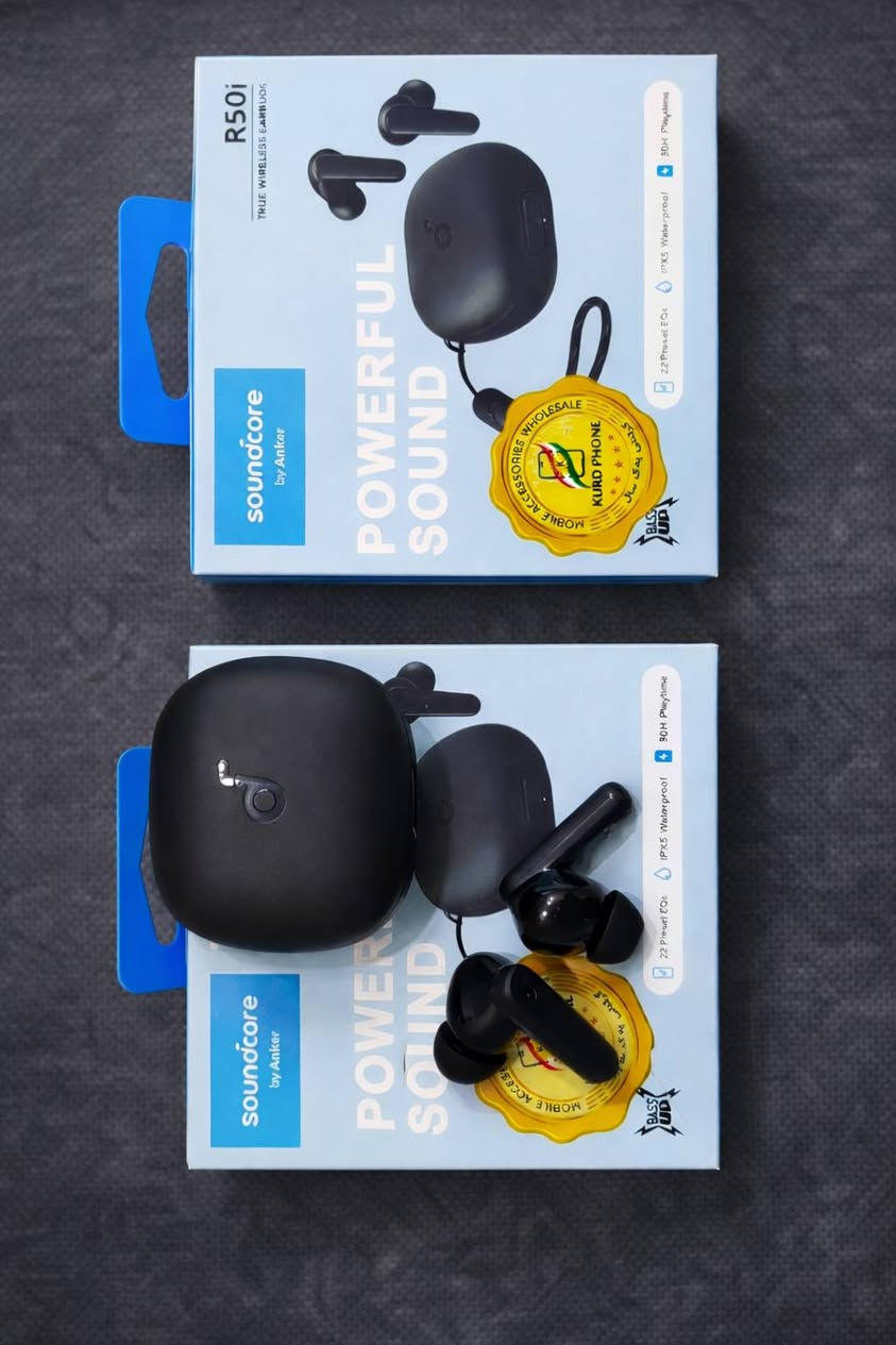 قوة صوت تخليك تعيش اللحظة!
إذا تدور سماعة تجمع بين السعر المناسب والأداء القوي…
Soundcore R50i من Anker هي اختيارك الذكي ✅
✨ صوت نقي مع Bass قوي
✨ بطارية تدوم لساعات طويلة (توصل لحد 30 ساعة مع الكيس)
✨ مقاومة للماء IPX5 – مثالية للرياضة 💦
✨ اتصال سريع وثابت Bluetooth
✨ تصميم خفيف ومريح للأذن
سواء مكالمات 📞 أو موسيقى 🎶 أو ألعاب 🎮
راح تحس بفرق الجودة من أول استخدام.
💰 سعر مناسب مقابل أداء يفوق التوقعات
📦 متوفر حالياً والتوصيل لكل المحافظات
📩 راسلنا خاص للحجز قبل نفاد الكمية!


**إذا كنت صاحب هذا الإعلان وتريد حذفه لأي سبب، رجاءا أرسل رسالة إلى الدعم الفني**