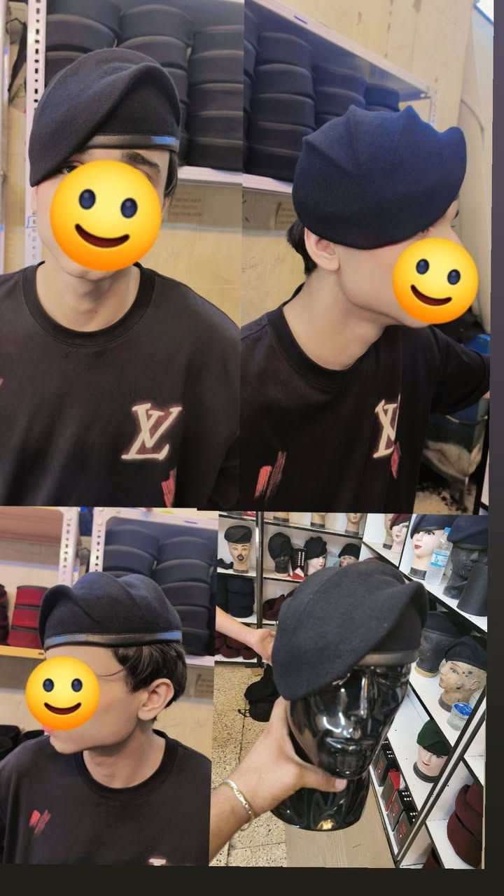 بيريه شغل درجة اولى 
الحتار جلد او قماش 
جمله او مفرد 
العنوان باب الشرجي 
محل ومعمل كرار ابو علي ***********واتساب يوجد خدمه توصيل لى جميع محافظة العراق او نقليات
فحص البيريه قبل الستلام من المندوب والف هلا بيكم
يوجد كل الالون 🤍
