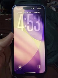 ا ايفون 14 برو ماكس 256  ايفون 14 برو ماكس بنفسجي نظيف جداً  مبدل شاشة...