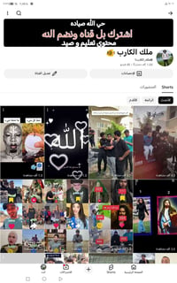 قناة يوتيوب • مبادلة تيك توك • غير مفعلة أرباح
