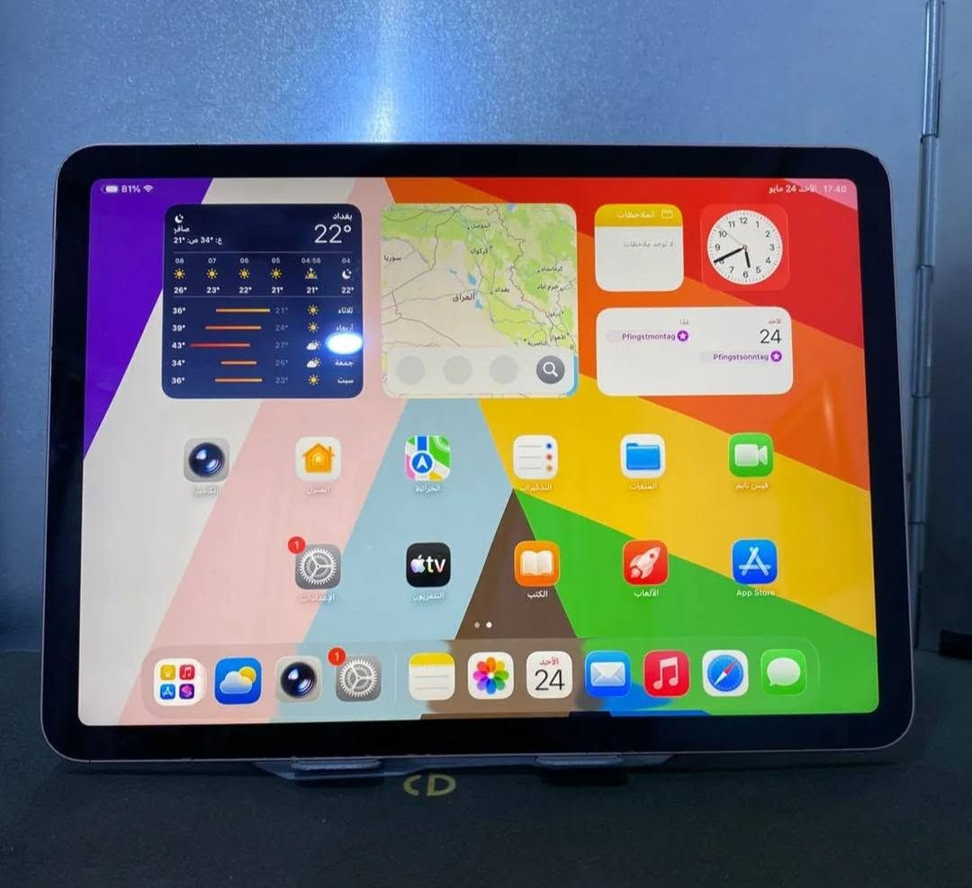 IPad Air4  64GB
🔋88%
السعر ٣٦٠. 
المهتم يتصل  *********** توصيل متوفر  اعتماد اخذ تريد تجي تأخذه من الباب
