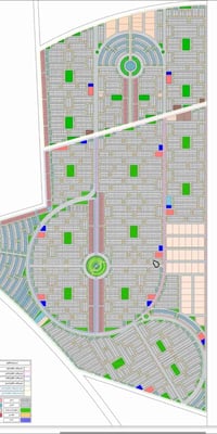 مجمع القمر السكني • ١٠٥م • واجهة ٥×٢١
