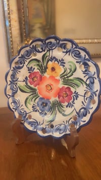 صحن رسم قديم • حجم صغير • ديكور