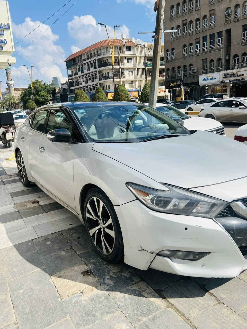 السلام عليكم اخواني الاعزاء كفاله عامه من عده قطعه وحده فقط
نيسان مكسيما 

الموديل • 2018 

الوارد • امريكي 

اللون • سلفر

المواصفات • SL 

بانوراما 

بصمه تشغيل

تشغيل عن بعد

اناره أماميه LED 

اناره خلفيه LED

حساسات 

رادارات

كامره خلفيه 

اشاره بالمرى 

دخول ذكي 

كشن جلد 

كشن كهربائي 

كشن تدفئى  

سستم سماعات من شركه BOSE 

ستيرن هيتر

تحكمات ستيرن 

مثبت سرعه 

اموامر صوتيه 

تعديل مسار 

شاشه كبيره 

وضعيات قياده 

نضام الـ تراكشن 

منافذ شحن أماميه و خلفيه 

قطعتين تبريد 

حساسات خلفيه 

داخل اسود

عليهة كير جديد مديل 2022

اشاير ترحيب او اناره داخليه بلاد 

الضرر . قطعه فقط جاملغ امامي 

سعر السياره • 135 وبيها مجال بسيط 

مكان السياره • بغداد  • 
 جاهزه ربع متصرف عليهة 
*********** • 📞
