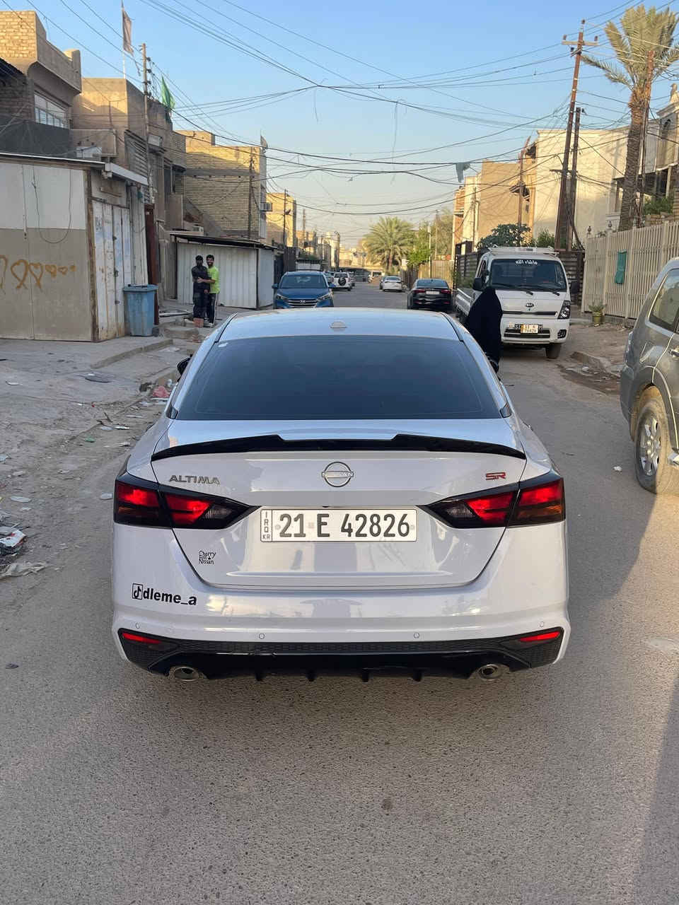 السلام عليكم اخوتي الطيبين عندي نيسان التيما موديل 2024 SRبلاس هزه جديده ورقمها سليمانيه ب اسمي فول مواصفات شاشه جبيره فتحه كشنات جلد حساسات خلفيه رادار امامي نقطه عمياء ماشيه 33 الف كيلو متر السياره بيها مواصفات هوايه بعد ممذكوره وجديده ب معنى الكلمه وعليها بجم كامل بيبي اف الشراي بي خير ويدلل مكاني بغداد حي التراث قرب تقاطع درويش وقرب البياع وهاذا رقم الشاصي 1n4bl4cv4rn325271 رايدها ب175 وبيها مجال***********
