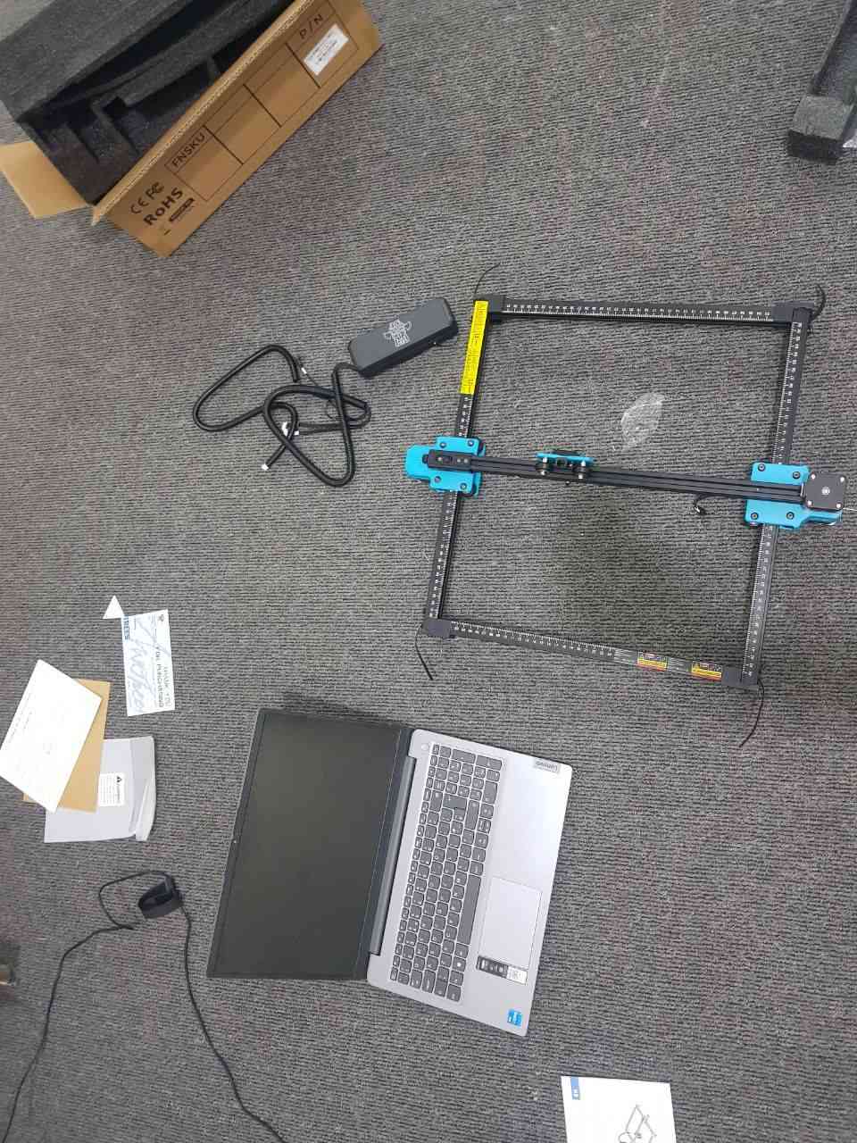 السلام عليكم، أخوان تم إعادة نشر الطابعة ،السبب ماعندي توصيل ل باقي المحافظات مكان الجهاز البصرة وتوصيله بنفس اليوم ومجاني مواصفاتها 👇
TTS PRO Laser Engraver 
TWO TREES 
5.5 W قوة الليزر 

الطابعة جديدة لوك ما مستخدمة فقط كم مرة للتجربة 
مع كامل مُلحقاتها + كرتونها  
سعرها 150 قفل 
ما أعتقد أكو أرخص من هيج سعر


**إذا كنت صاحب هذا الإعلان وتريد حذفه لأي سبب، رجاءا أرسل رسالة إلى الدعم الفني**