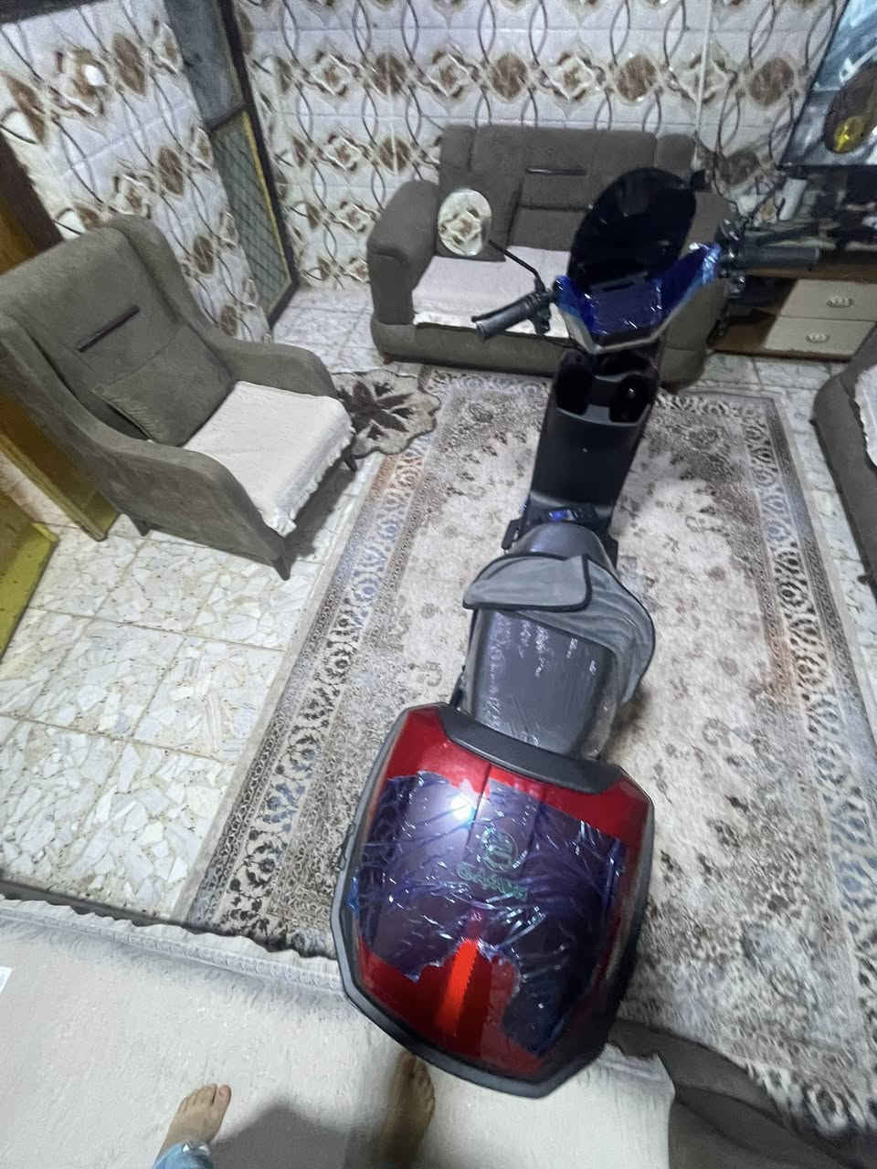 دراجه شحن ام أعيون
دراجه جيدده نضيفه عايزه بس بطاريات 
سرعته 55سرعه حقيقيه 77v
سعره 500وبيه مجال 
سبب عطل البطاريات تركته وصار عدي سفر وكعدن
لاستفسار خاص


**إذا كنت صاحب هذا الإعلان وتريد حذفه لأي سبب، رجاءا أرسل رسالة إلى الدعم الفني**