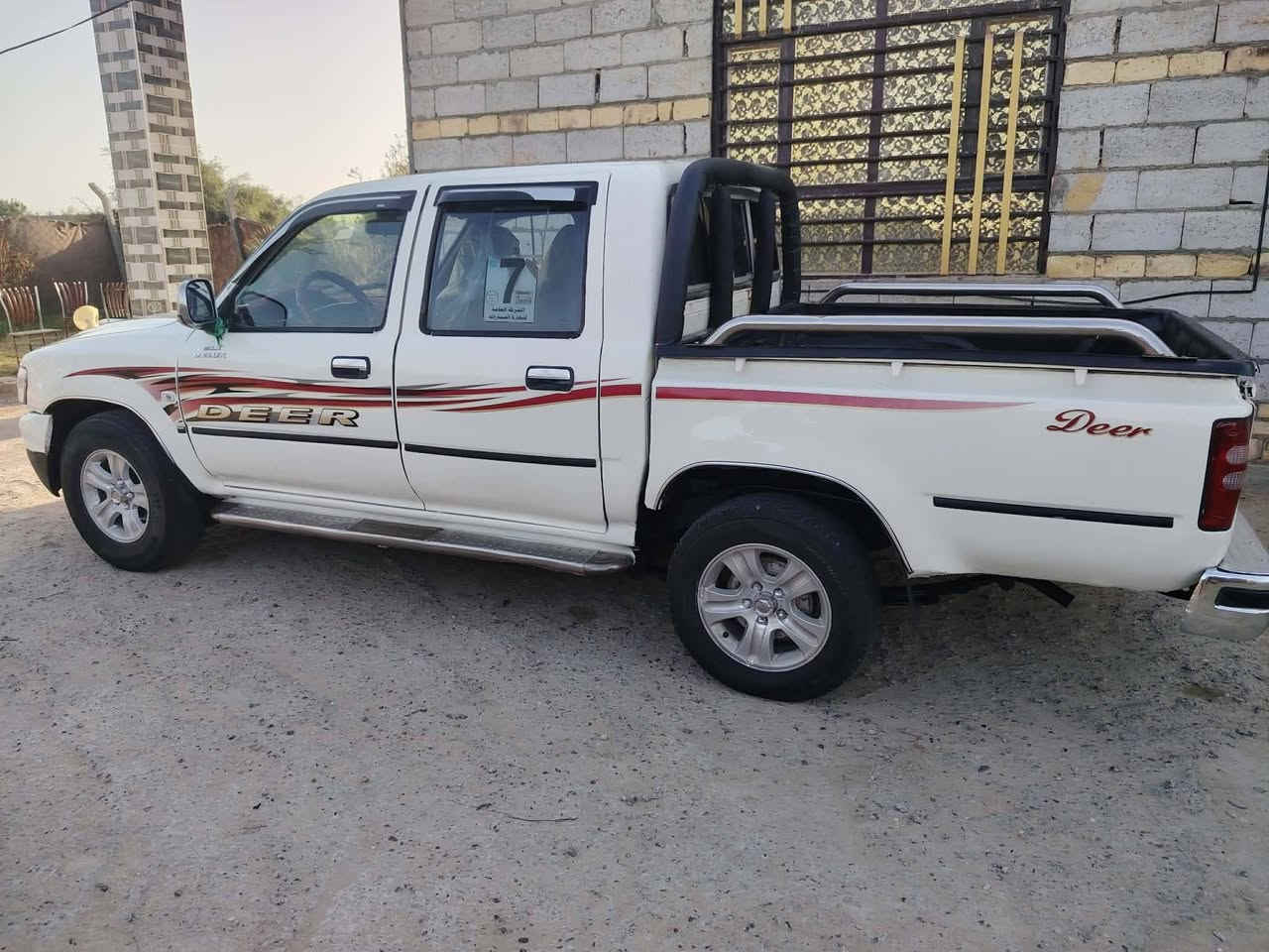 السلام عليكم بيكم دير 2013سنويه 28سياره مكفوله من الضربه والعيب الشرعي فقط صبق للجماليه حزام حداديه جديده تبريد شغال مكيه وكير جديد سياره كهرباءيات جاهزه باتري جديد تحويل ثاني يوم السعر 55وبيها مجال العنوان الحمزه الشرقي ***********
