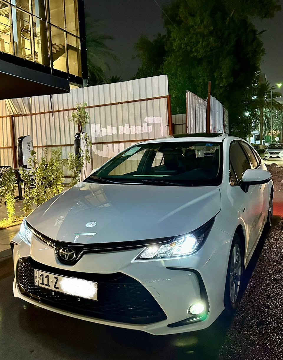 كورلا 2025 هايبرد …
رقم بغداد سنوية ولوحات بأسمي ❗️❗️❗️❗️
فول 1/1 
ماشية 8 الف كيلو 
وفتحة 
وبصمه 
وجلد اصلي 
وبك لايت لد 
وبجم كامل زنون 
وباقي المواصفات المعروفه 
مكاني بغداد البياع 
السـعر157$$
رقمي ***********
