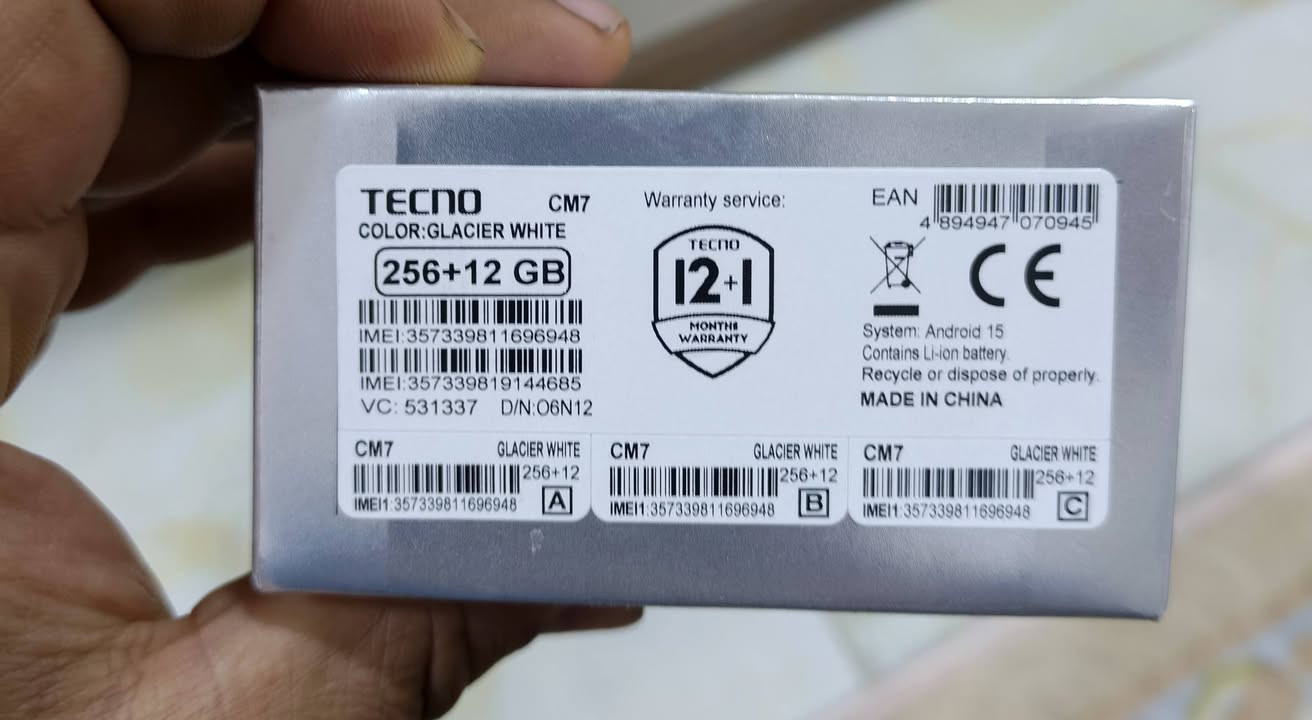 السلام عليكم
تكنو كامون 40 برو فايف جي
ذاكرة 256
رام 12+12
مكفول ونظيف جدا وملحقات كاملة وبي لزكة وحافضه
السعر 250 
مكاني بغداد الامين الثانية
***********
